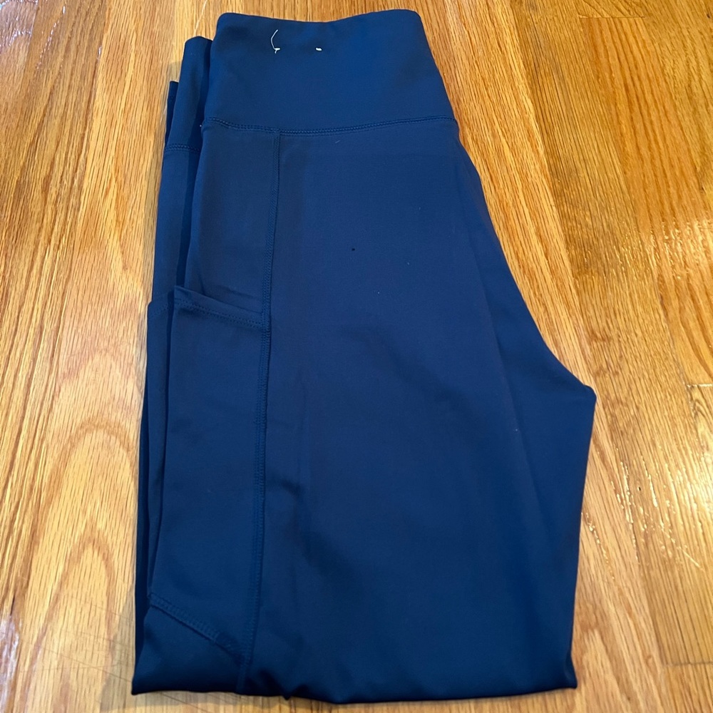 American Eagle “the everything pocket legging” blue high waisted leggings